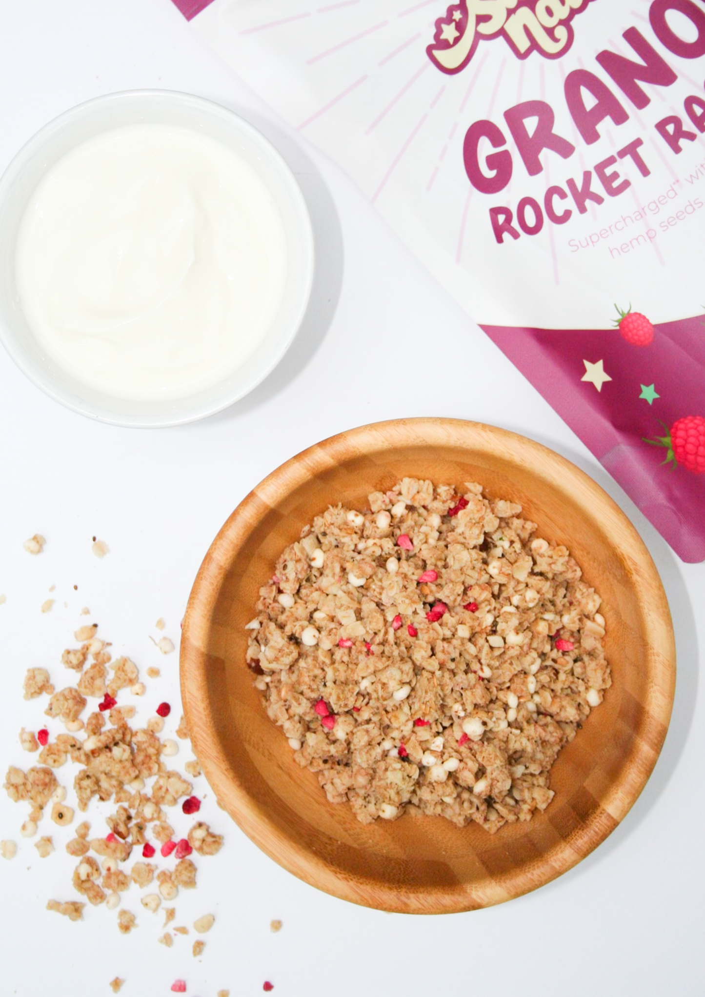 Rocket Raspberry Granola