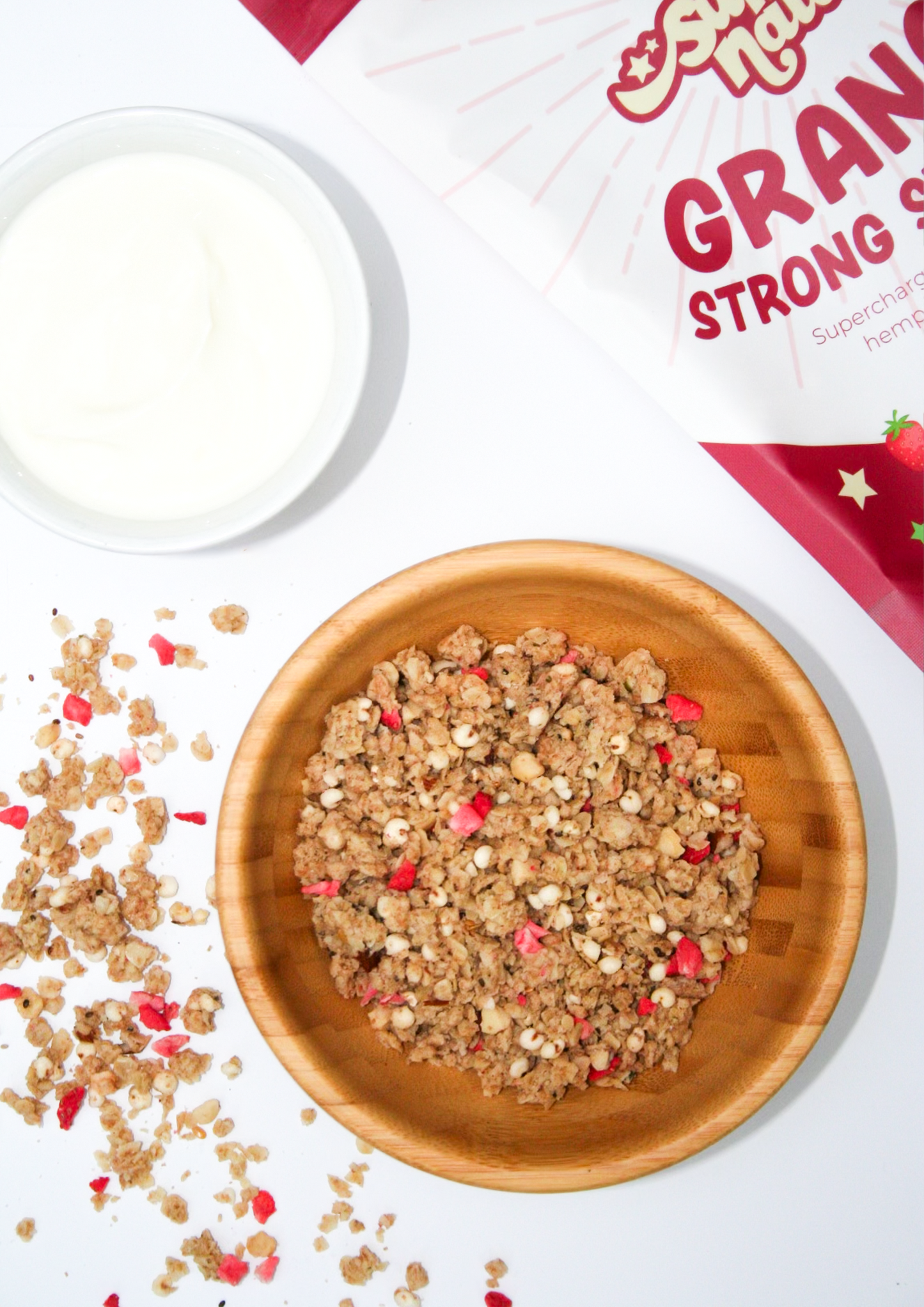 Strong Strawberry Granola